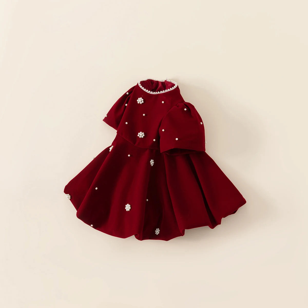 SnowBelle Fleece Dress – Warm Winter Party Outfit for Girls