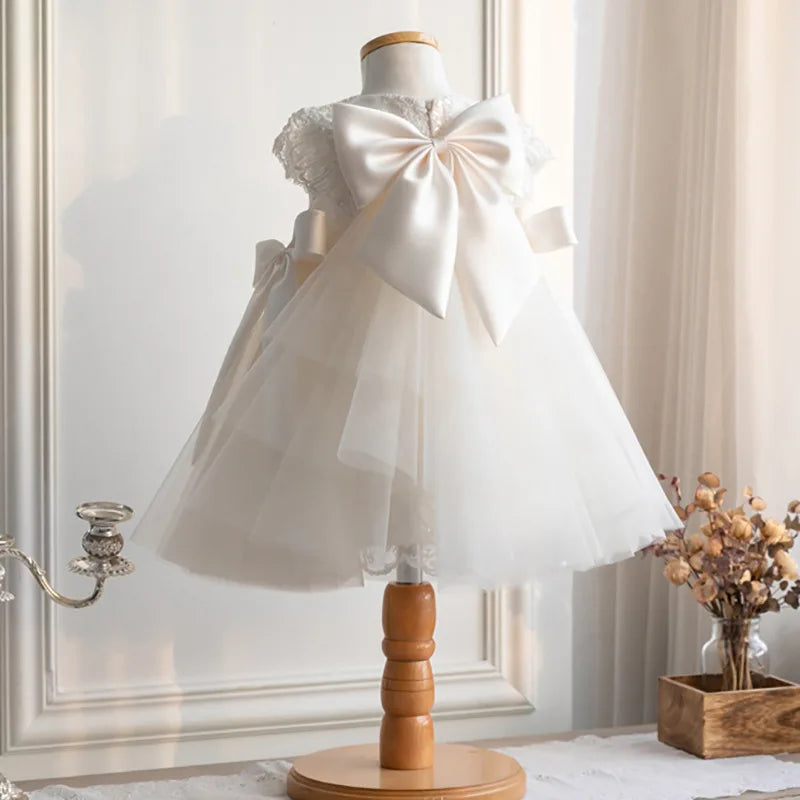 Infant Dress Gown Princess Elegant Children's Dress Girl Party Luxury Wedding Bridesmaid Prom Gown