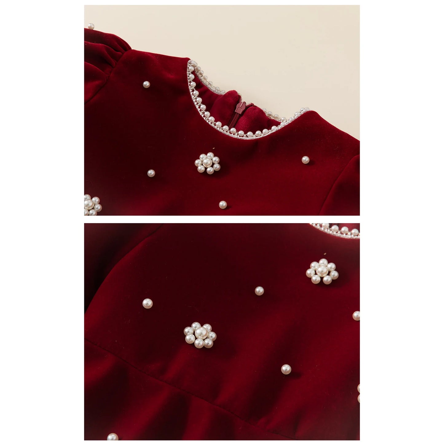SnowBelle Fleece Dress – Warm Winter Party Outfit for Girls