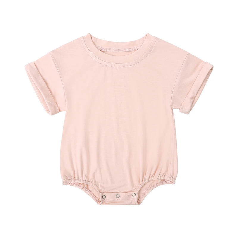Newborn Boys Girls Clothing Casual Bamboo Fiber Rompers 3-24M Infnat Baby Jumpsuit