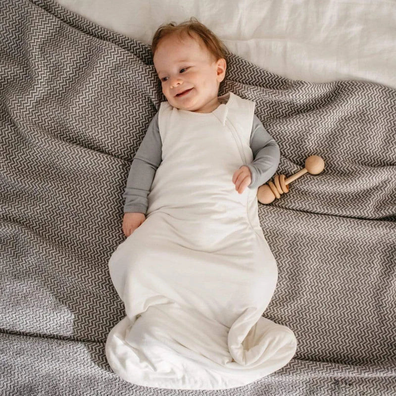 Bamboo Fiber Sleeping Bags Autumn Newborn Girl Crawling Clothes Spring Infant Cotton Anti-kicking
