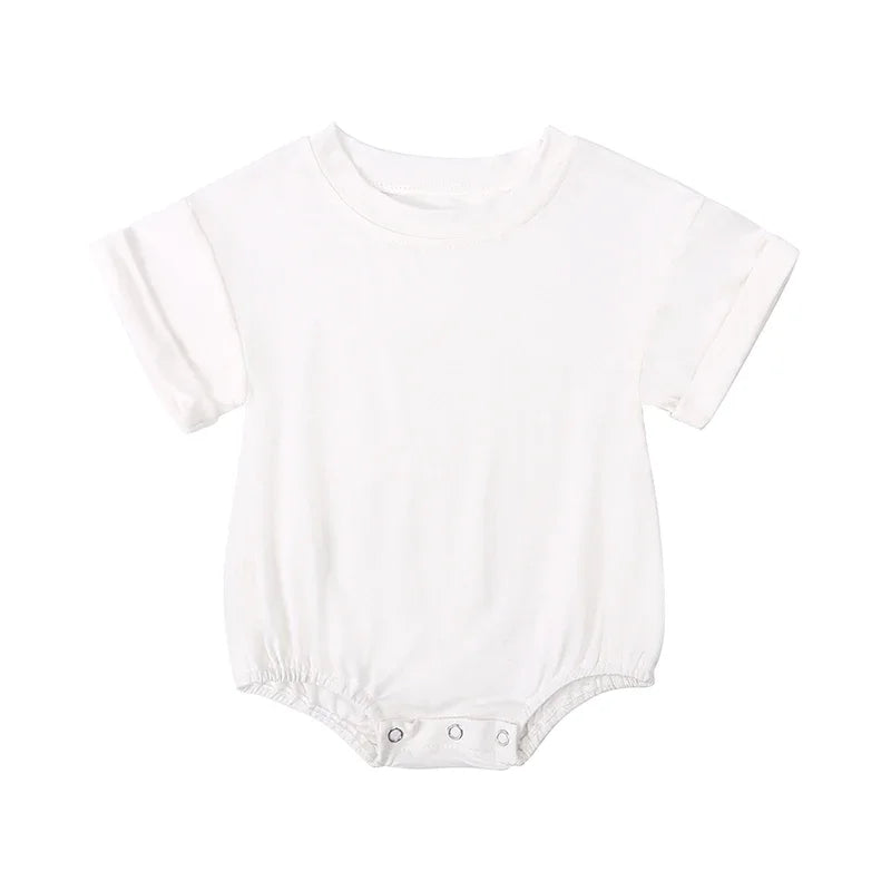 Newborn Boys Girls Clothing Casual Bamboo Fiber Rompers 3-24M Infnat Baby Jumpsuit