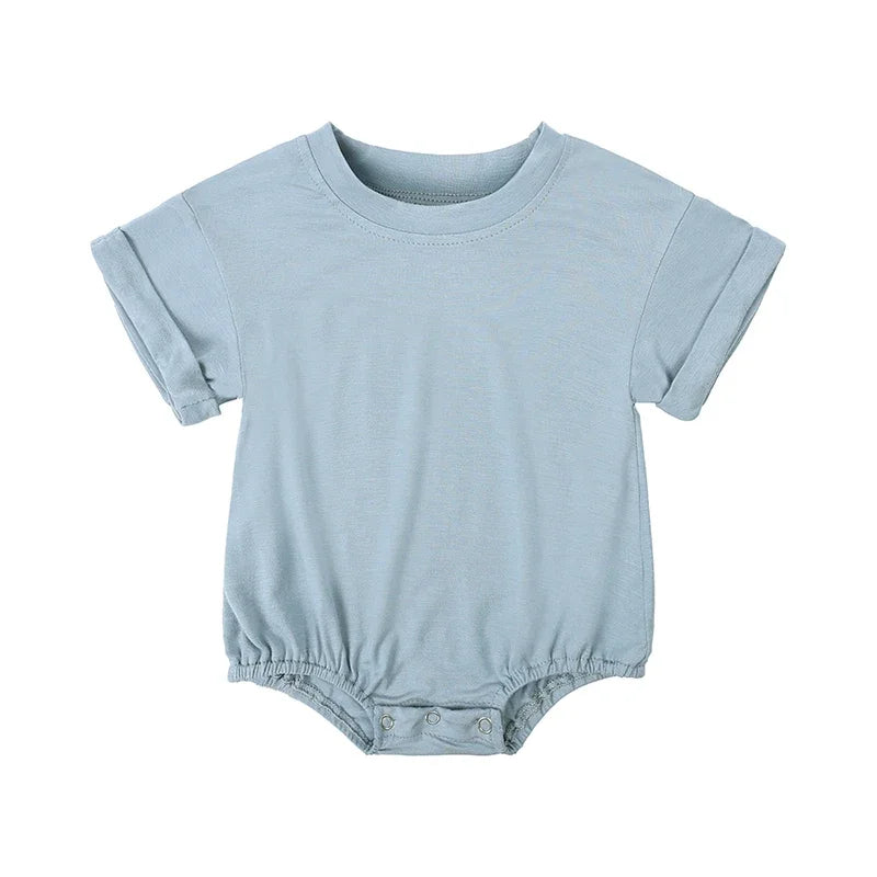 Newborn Boys Girls Clothing Casual Bamboo Fiber Rompers 3-24M Infnat Baby Jumpsuit