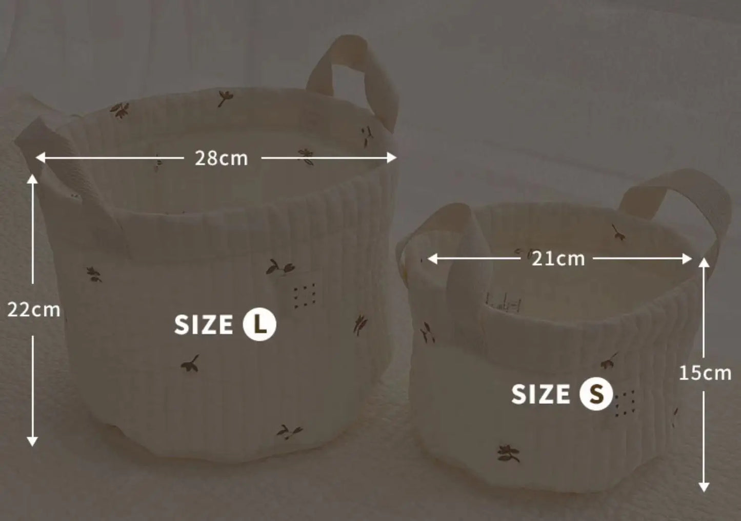 INS Baby Bags Cute Bear Embroidery Diaper Bag Caddy Nappy Cart Storage Mummy Maternity Bag