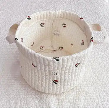 INS Baby Bags Cute Bear Embroidery Diaper Bag Caddy Nappy Cart Storage Mummy Maternity Bag