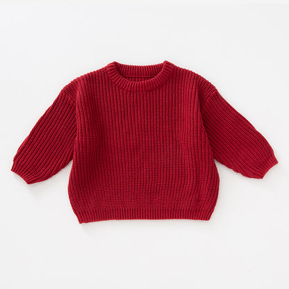 Children's Pullover Knitting Sweater