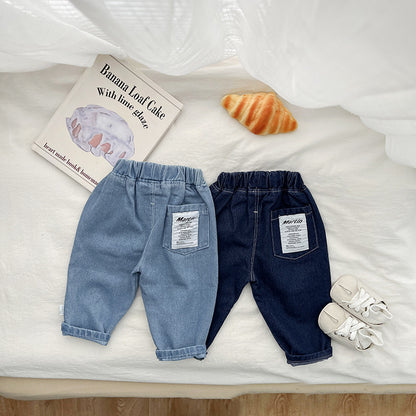 Trendy Thin Children's Soft Jeans