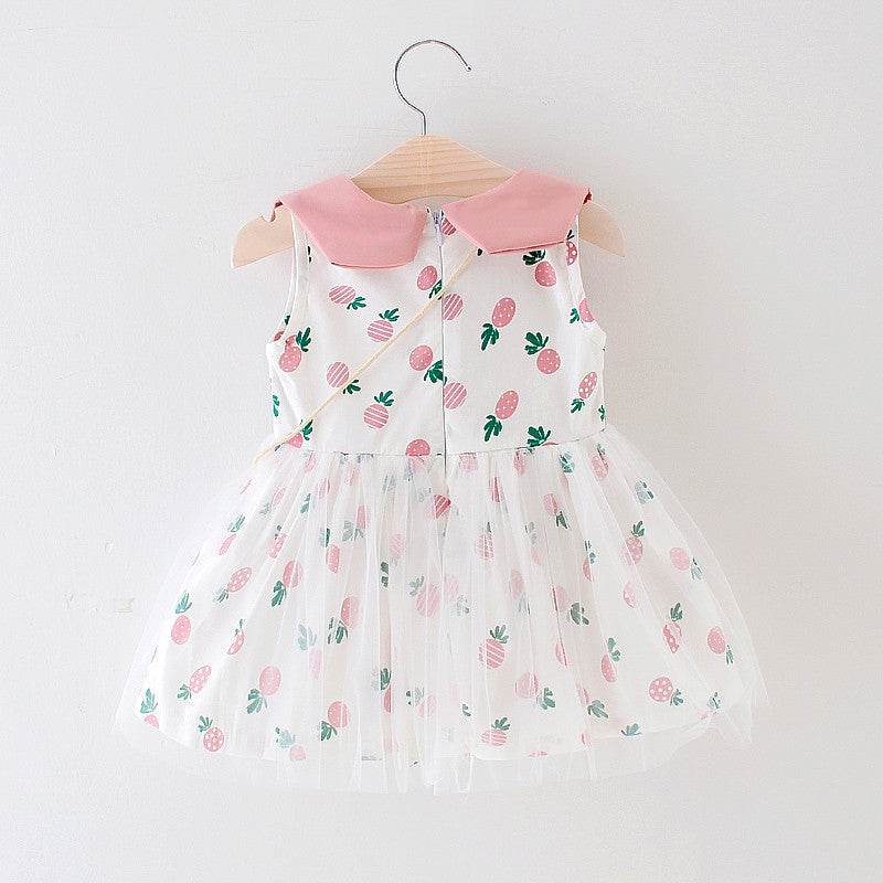 Summer New Girls' Dresses For Children Sleeveless