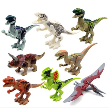 Building Blocks Mini Dinosaur Bricks Figures Toys For Children