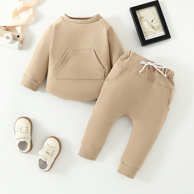 Long-sleeved Sweater Trousers Two-piece