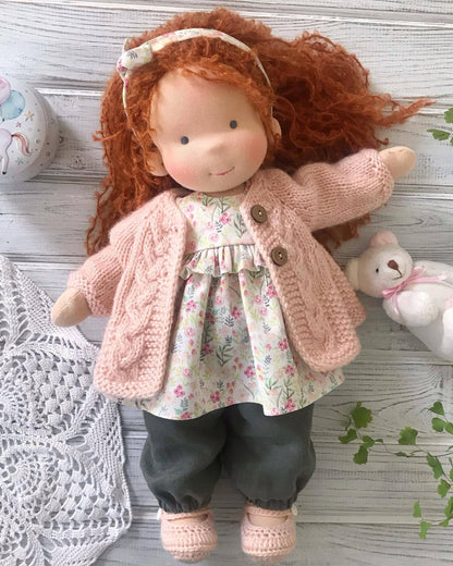 Waldorf Handmade Plush Doll Children's Toy