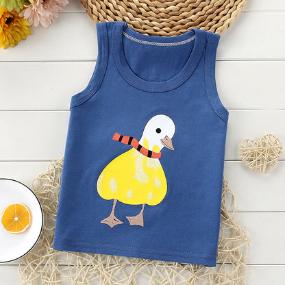 Children's cotton vests