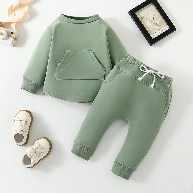 Long-sleeved Sweater Trousers Two-piece