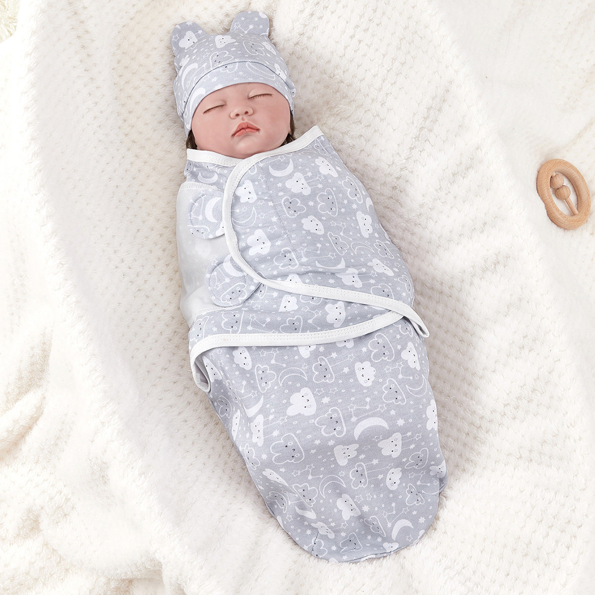 Anti-startle Swaddling Cotton Printing Gro-bag Spring And Summer Baby Wrap