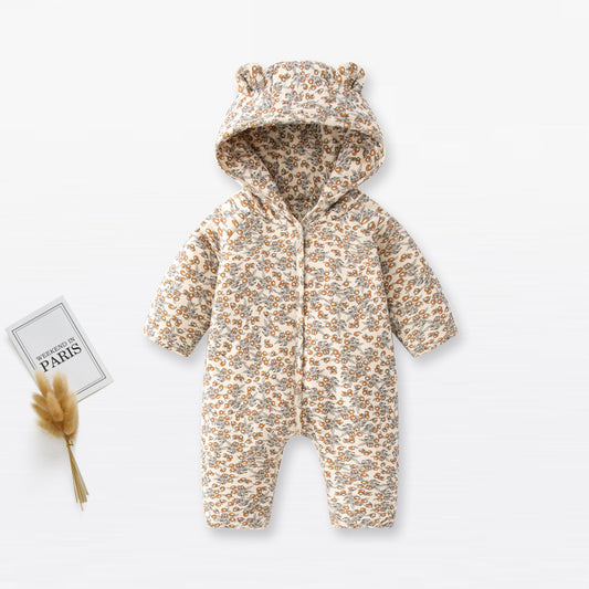 Winter Thickened Warm Newborn Jumpsuit