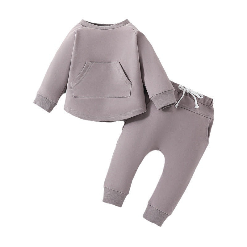 Long-sleeved Sweater Trousers Two-piece