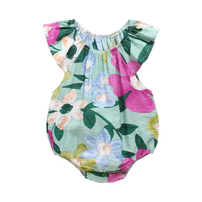 Baby Bodysuit Summer Cotton Baby Girls Clothes Sleeveless Infant Bodysuits