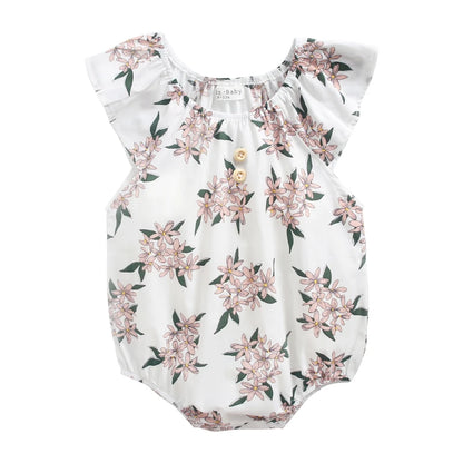 Baby Girl Bodysuit Printing Newborn Baby Clothes Princess Baby Girls Clothing Cute