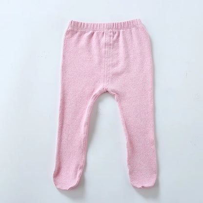 Baby footed pants winter girl&boy cotton Leggings  Elastic pants