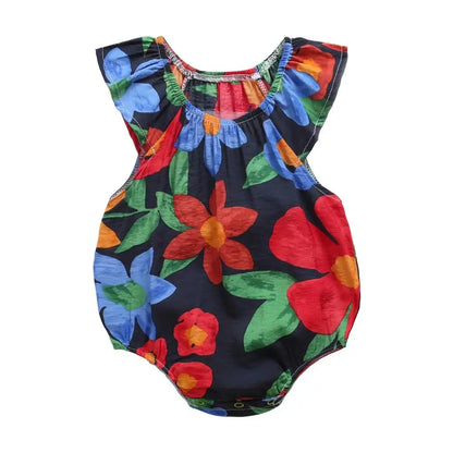 Baby Bodysuit Summer Cotton Baby Girls Clothes Sleeveless Infant Bodysuits