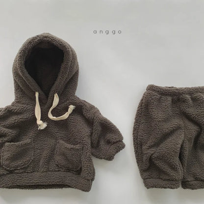 Hoodies Sets Toddler Boys Hooded Sweatshirt And Pants Set