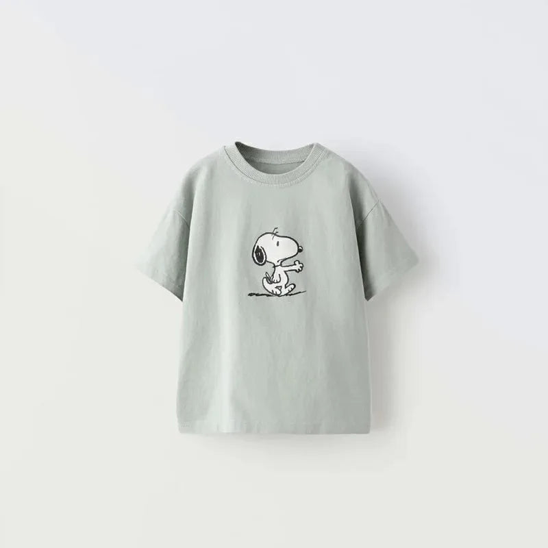 Children T-shirt Summer Clothing Cartoon Short-sleeved T Shirts