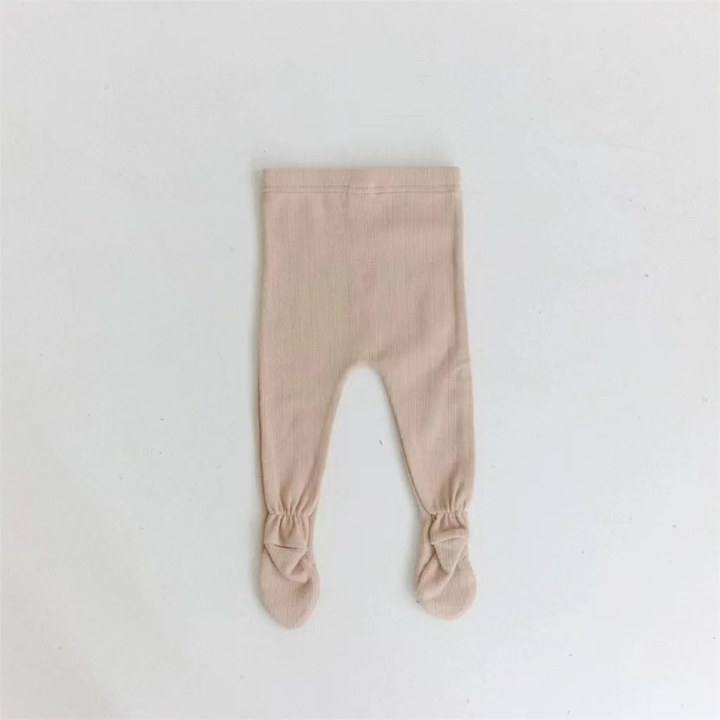 Boy Infant Simple Patch Leggings Girl Baby Cotton Homewear Pants Kid Trousers