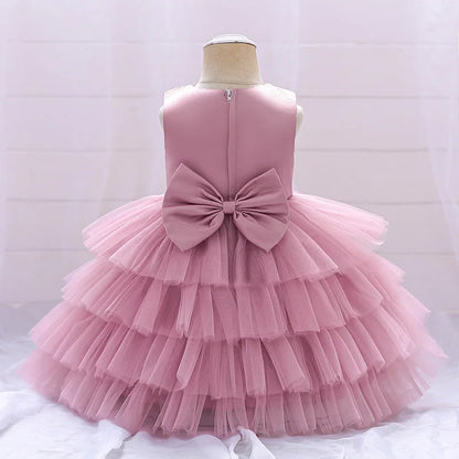 Baby Baptism Dresses Birthday Dress For Kids Girl Clothing Princess Party Dress