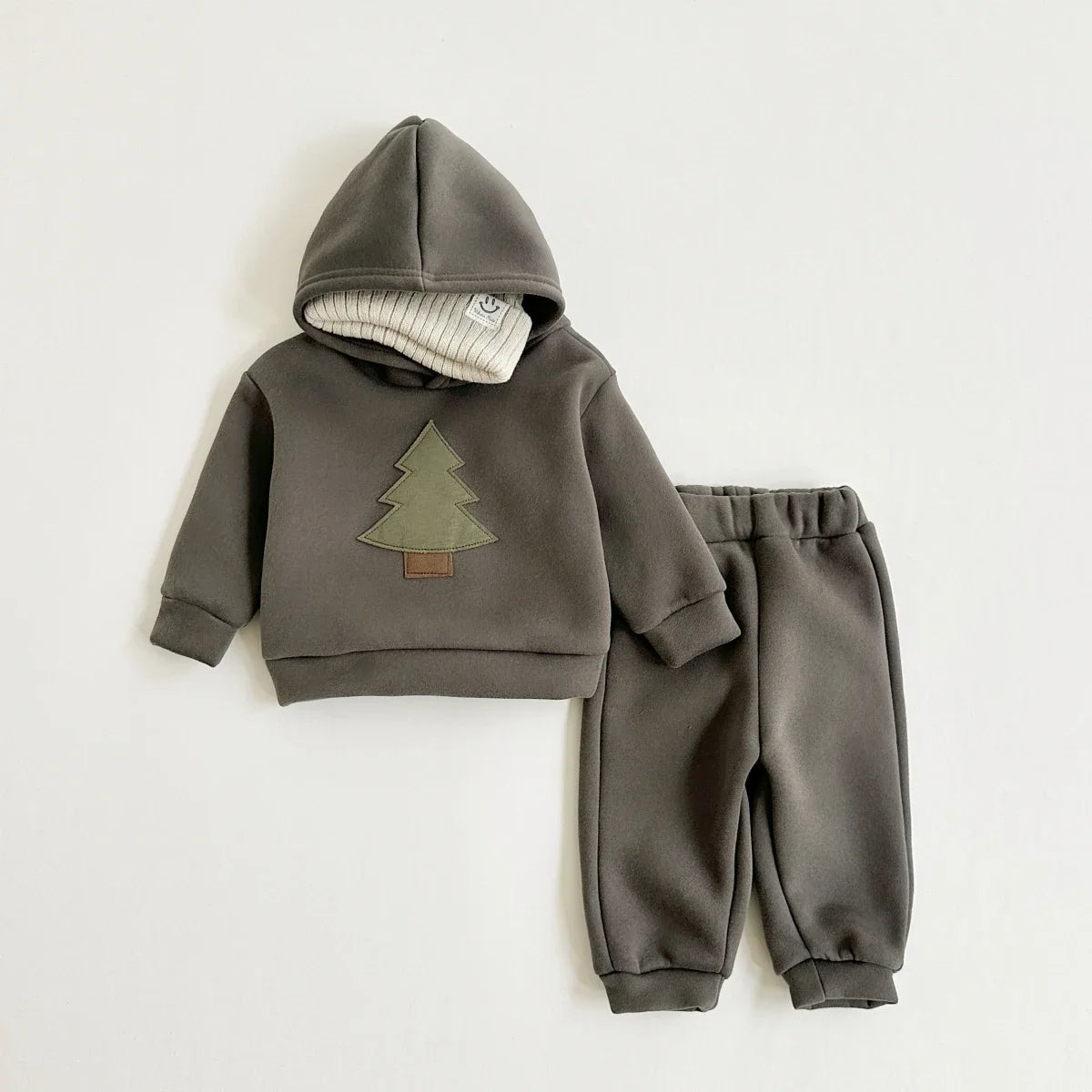 Christmas Tree Boys/Girls Thickening Plush Winter Warm Cotton Coat Suit