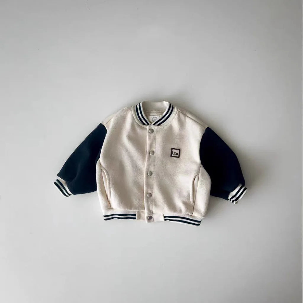 Baby Boys Baseball Uniform Jacket Infant Girl Casual Coat Toddler Children Clothes