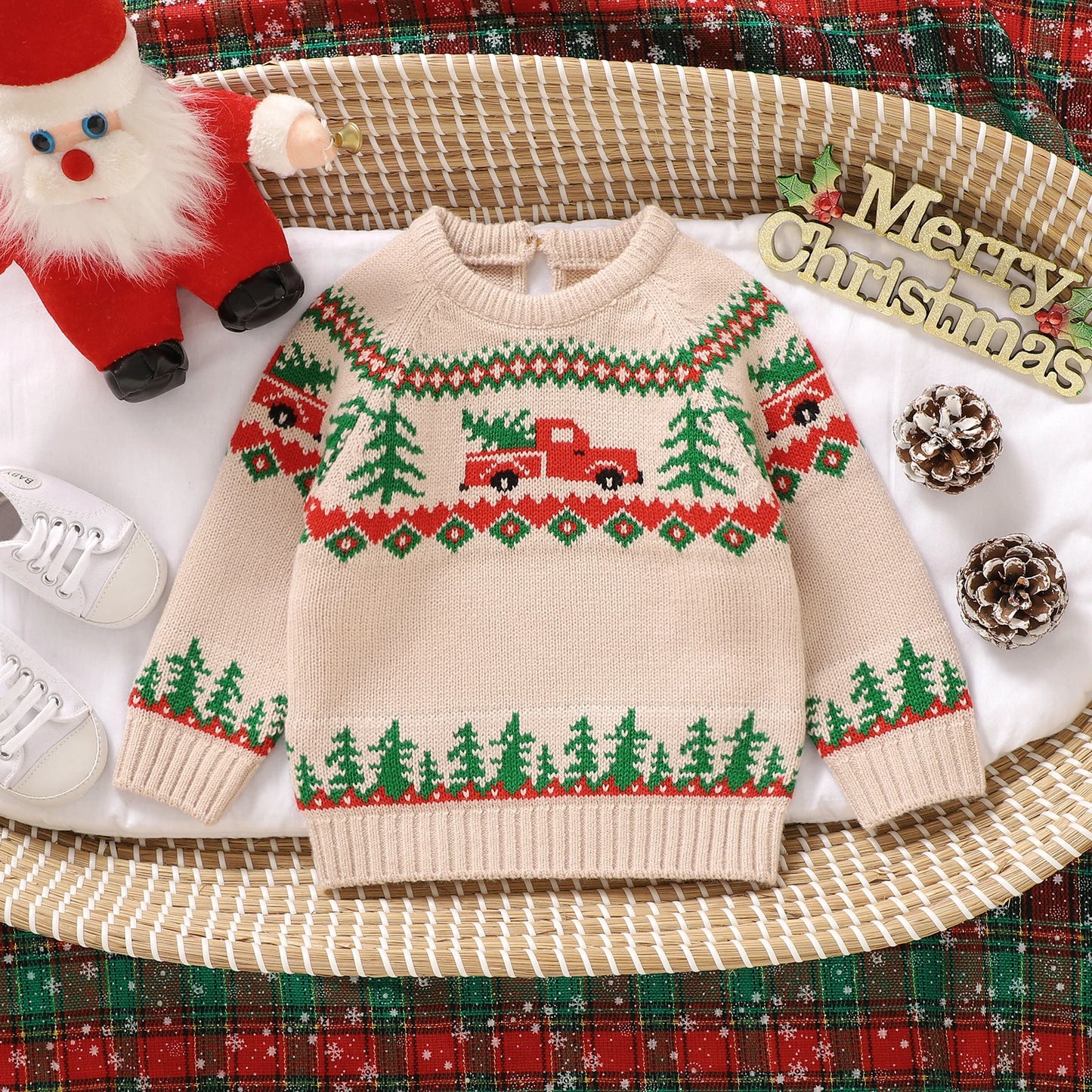 Christmas Baby Boys Girls Sweaters