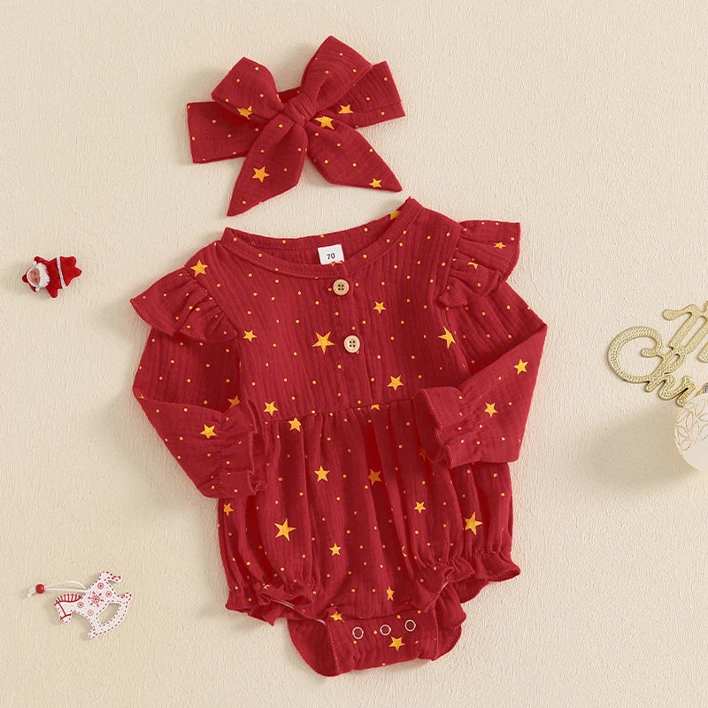 Baby Girl Christmas jumpsuit