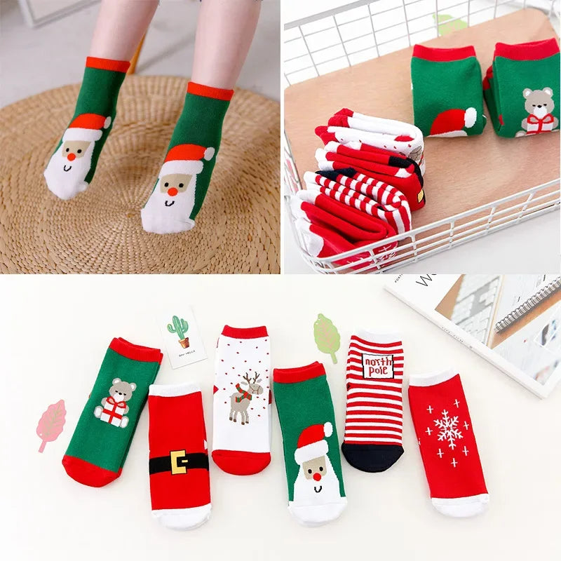 Children's Christmas Terry Socks