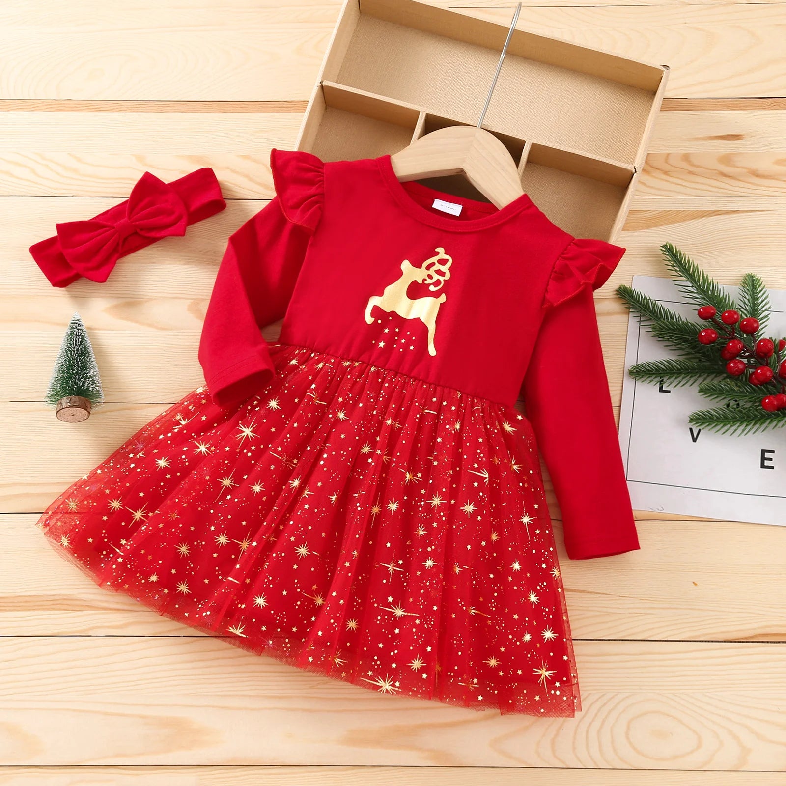 Baby Christmas Dress Outfit 