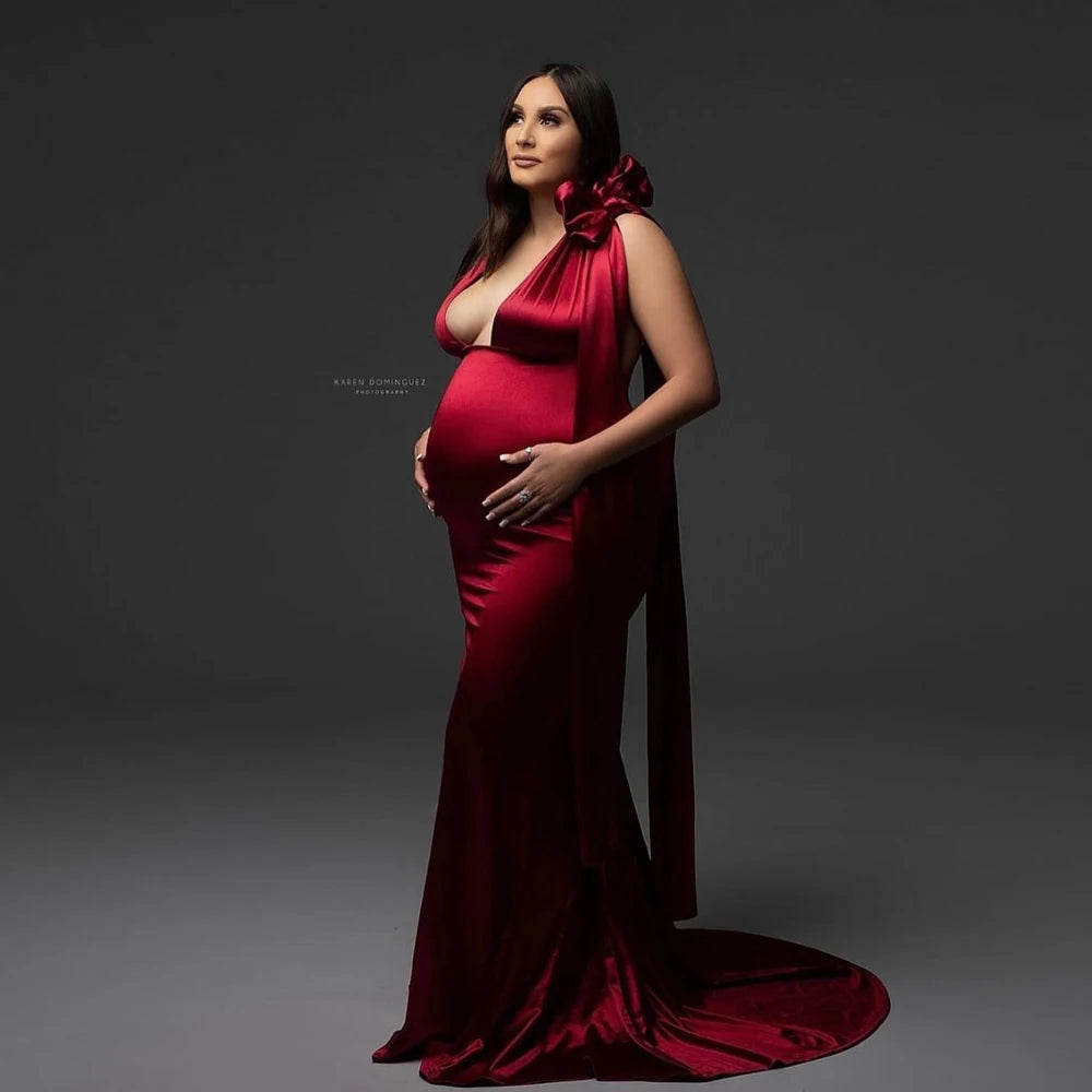 Maternity Dresses For Baby Showers Evening Dress Pregnant women Photography Gown