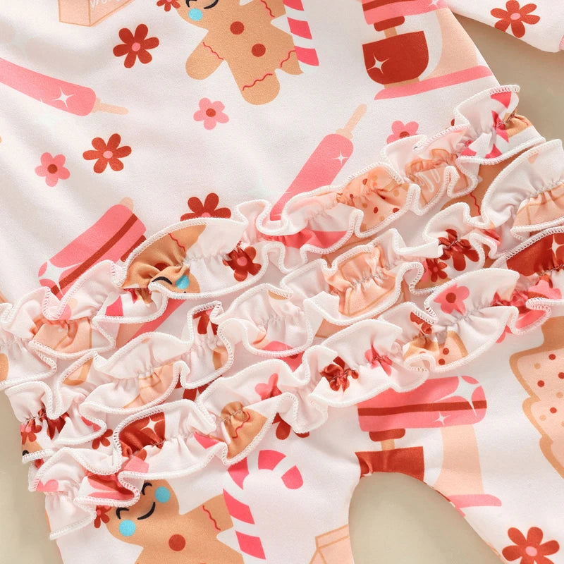 Baby Girls Christmas Jumpsuit