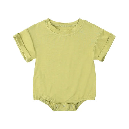 Newborn Boys Girls Clothing Casual Bamboo Fiber Rompers 3-24M Infnat Baby Jumpsuit