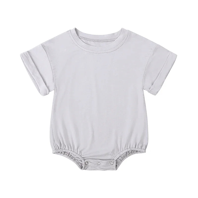 Newborn Boys Girls Clothing Casual Bamboo Fiber Rompers 3-24M Infnat Baby Jumpsuit