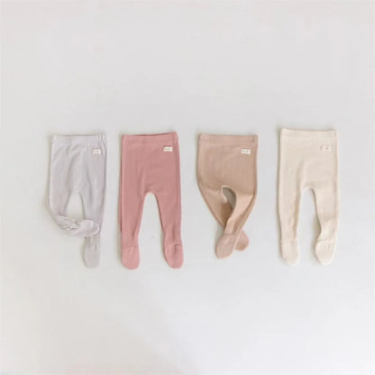 Boy Infant Simple Patch Leggings Girl Baby Cotton Homewear Pants Kid Trousers