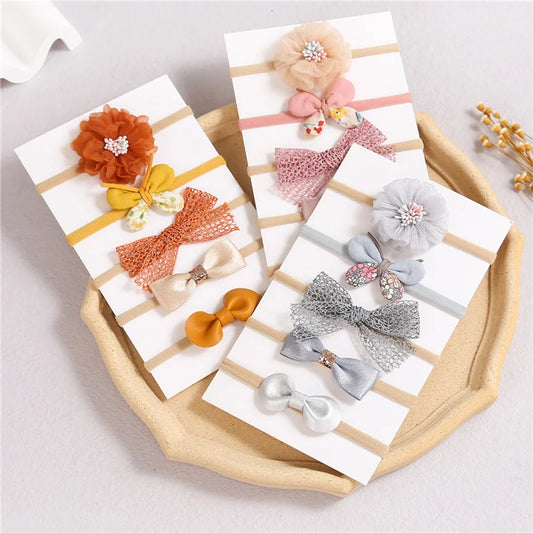 Baby Girls Headbands Soft Flower Hairbands