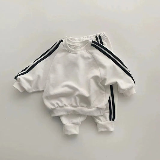 New Baby Long Sleeve Clothes Set Children Casual Sweatshirt + Pants