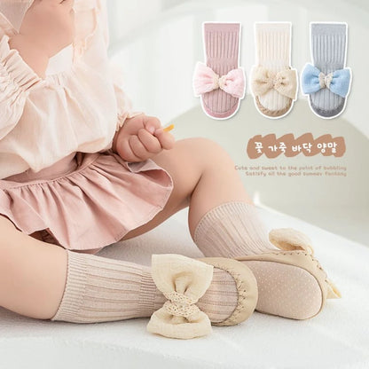 Baby Girls Socks Shoes Soft Floor Socks Princess Ankle Socks