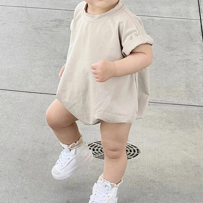 Newborn Boys Girls Clothing Casual Bamboo Fiber Rompers 3-24M Infnat Baby Jumpsuit