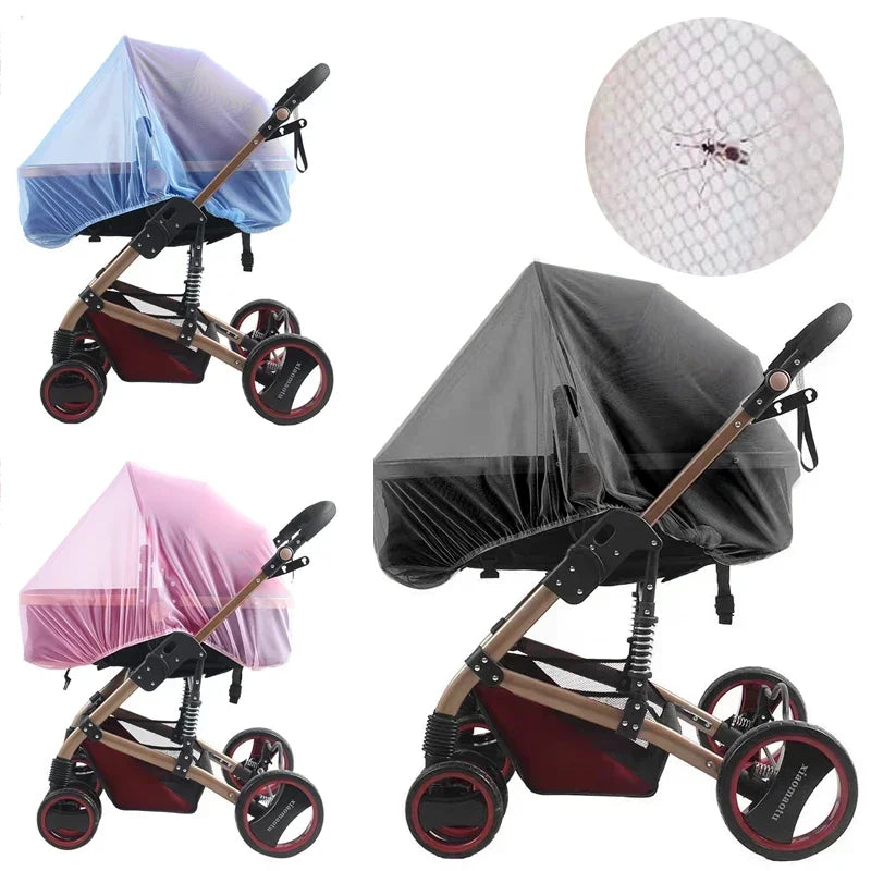 children's crib summer mesh carriage full cover mosquito net baby stroller trolley