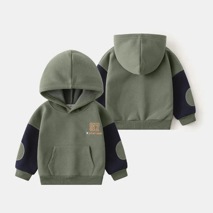 Children's Wear Sweatshirt for Boys Hooded Jacket  Winter Warm