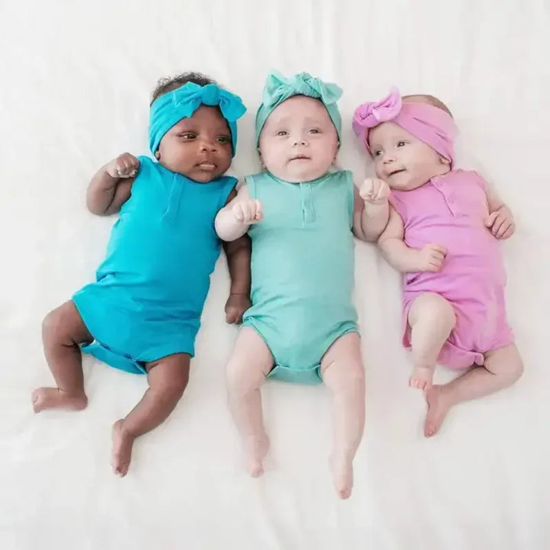 Newborn Boy Rompers Summer Bamboo Baby Girl Romper For 0-24 M One-pieces Infant Casual Bodysuit Clothes Costume Jumpsuits