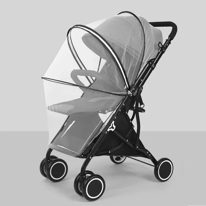 children's crib summer mesh carriage full cover mosquito net baby stroller trolley