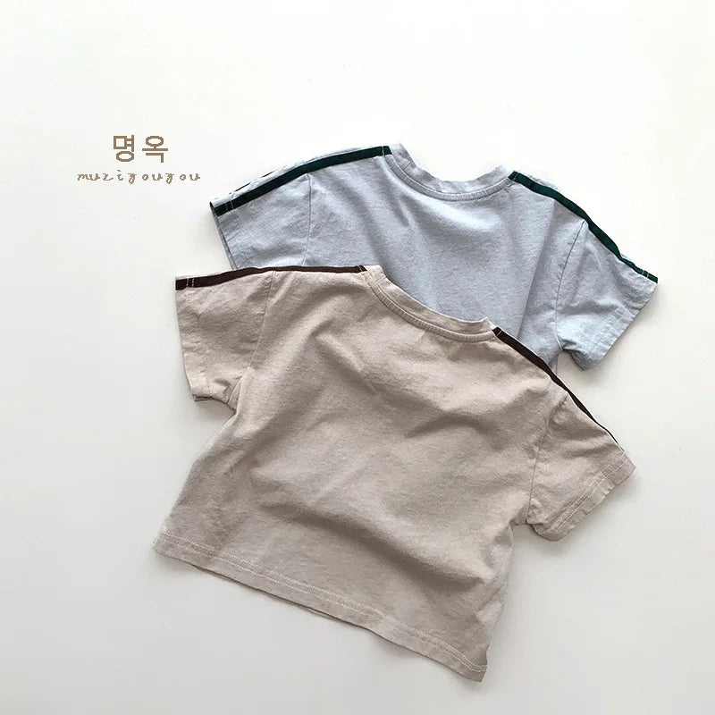 T-shirt Boys Summer Casual Children Short Sleeved T-shirt