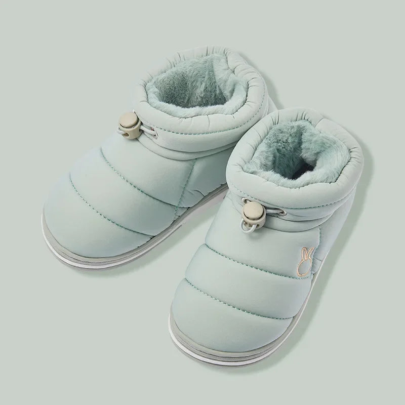 Kids Shoes Winter Baby Girls Snow Boots Keep Warm Cotton Shoes Children  Indoor Thicken Loafers