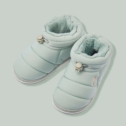 Kids Shoes Winter Baby Girls Snow Boots Keep Warm Cotton Shoes Children  Indoor Thicken Loafers